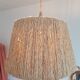 Suspension en corde naturelle vintage