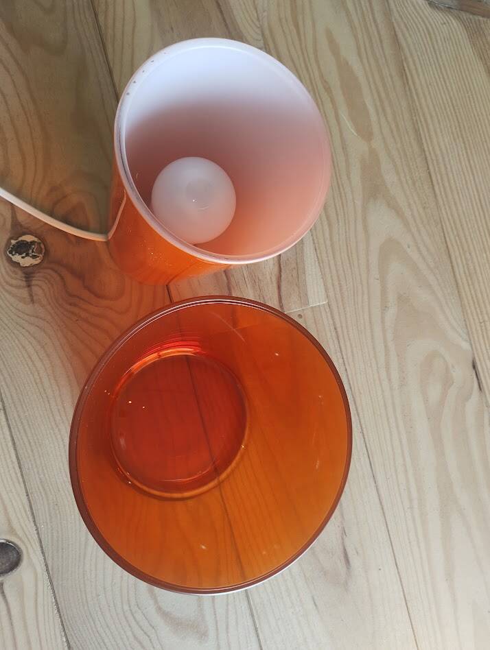 Ikea Gavik orange lamp – vintage design from the 70s/80s.