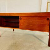 Vintage retro Danish mid-century rosewood desk by Christian Linneberg 1960s