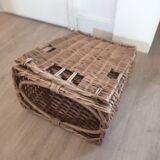 Vintage rattan beach chair