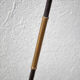 wrought iron and brass floor lamp with tripod leg, vintage floor lamp, 50s