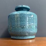 Blue vase by Lawel West Germany