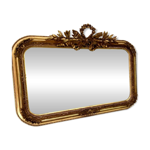 miroir en bois doré