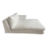 Méridienne en coton blanc Karma