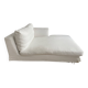 Karma white cotton chaise longue