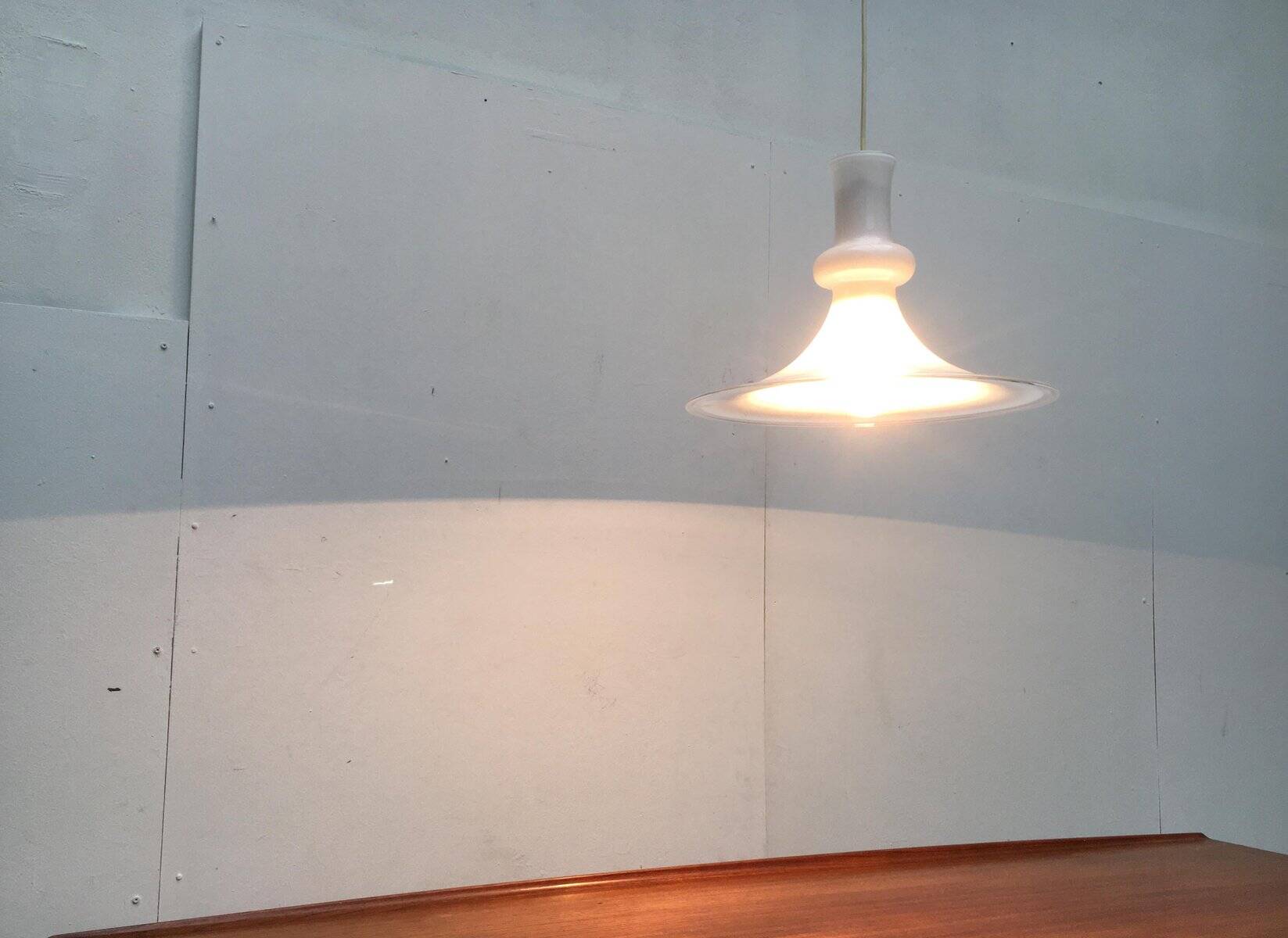 Vintage glass suspension by Michael Bang for Royal Copenhagen.