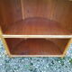 Vintage bamboo and rattan bar and pair of high stools