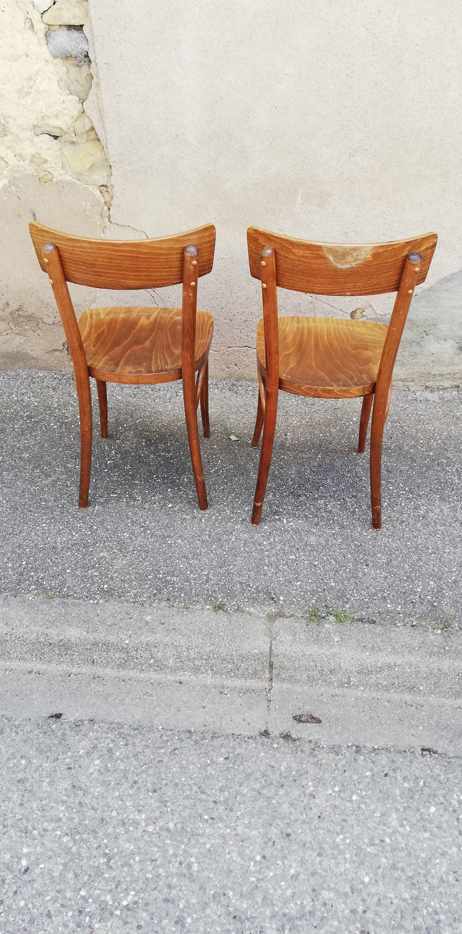 Paire de chaises bistrot Thonet