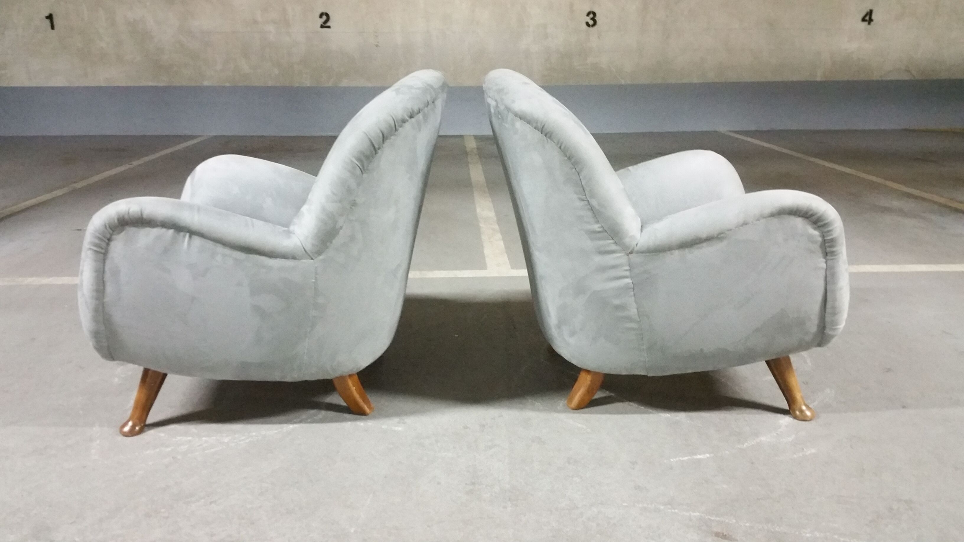 EGG Sadois Teddy club armhair by Berga Mobler, 1940