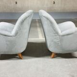 EGG Sadois Teddy club armhair by Berga Mobler, 1940