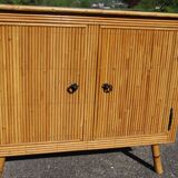Audoux Minet rattan sideboard