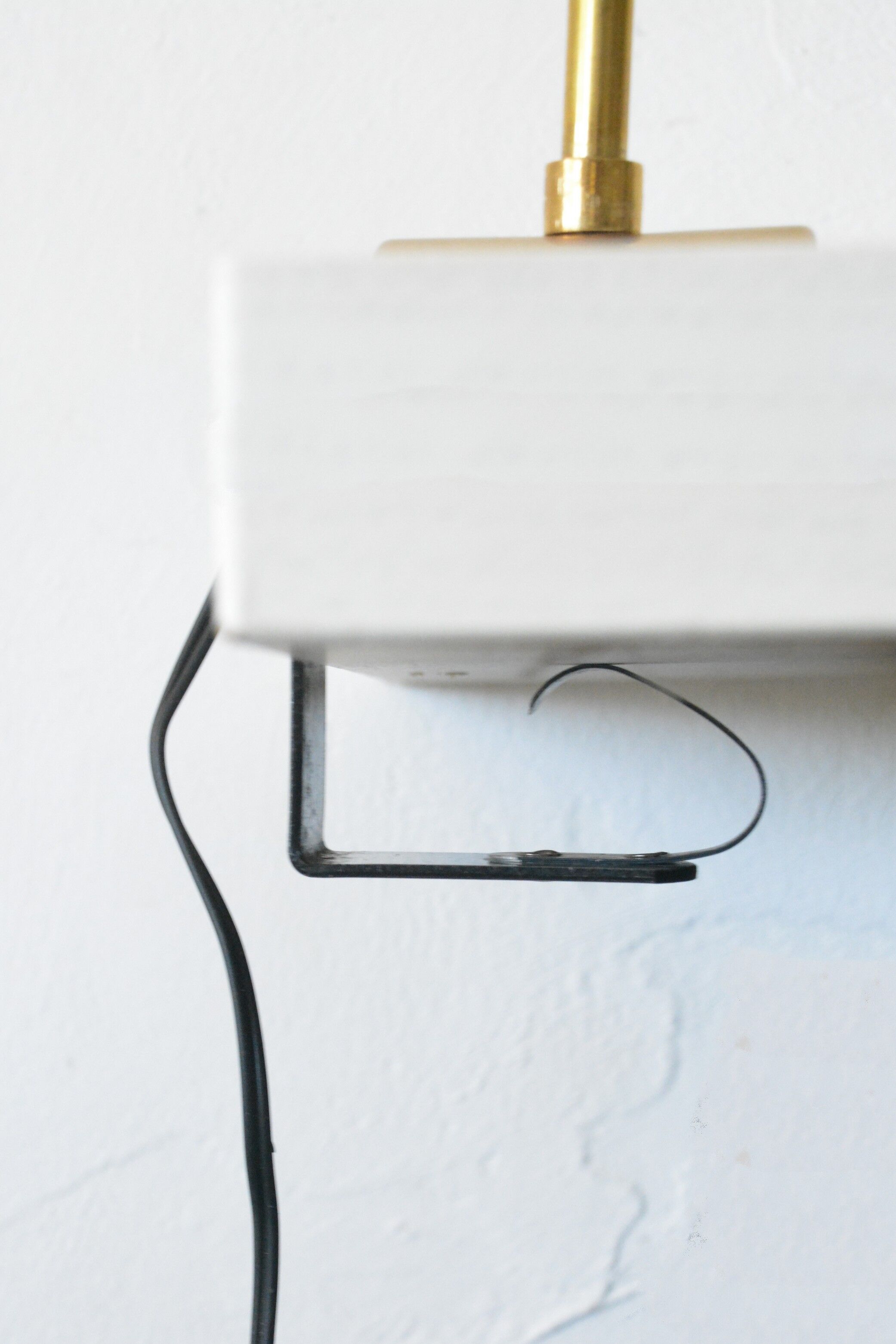 Italian desk clamp lamp 50s