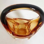 Vase or basket shape Murano Height 21.2 cm