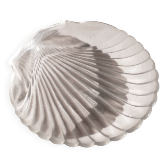 Glass scallop shell dish, Arcuisine France