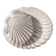 Glass scallop shell dish, Arcuisine France