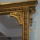 English giltwood overmantle mirror h161cm