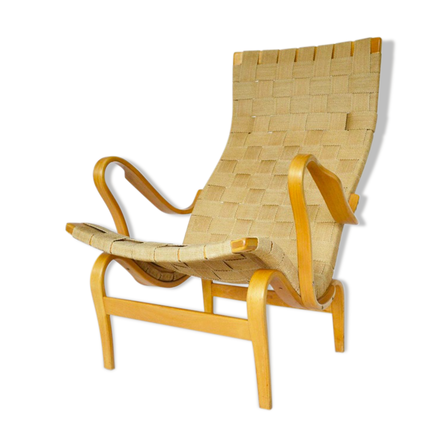 Fauteuil Pernilla par Bruno Mathsson pour Firma Karl Mathsson, 1976