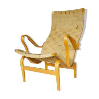 Armchair Pernilla by Bruno Mathsson for firma Karl Mathsson, 1976