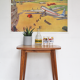 Marquetry coffee table