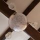 Art deco suspension molded glass