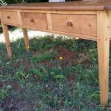 Console feet spindle, 3 drawers