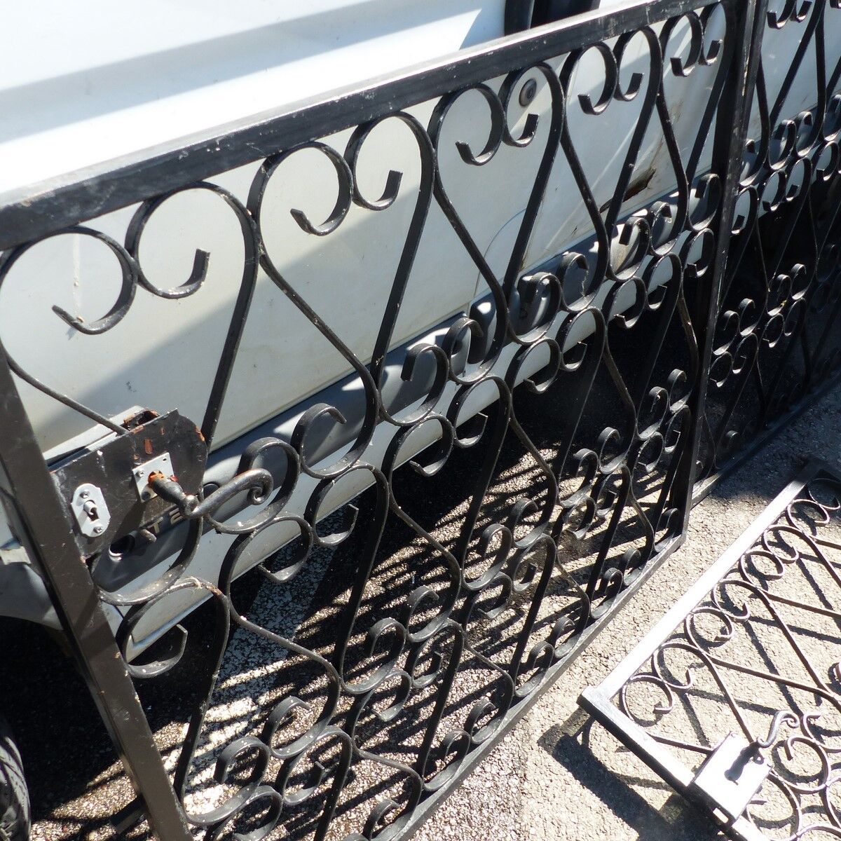 Wrought iron gate