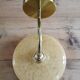 Vintage lampshade wall lamp in yellow Clichy glass