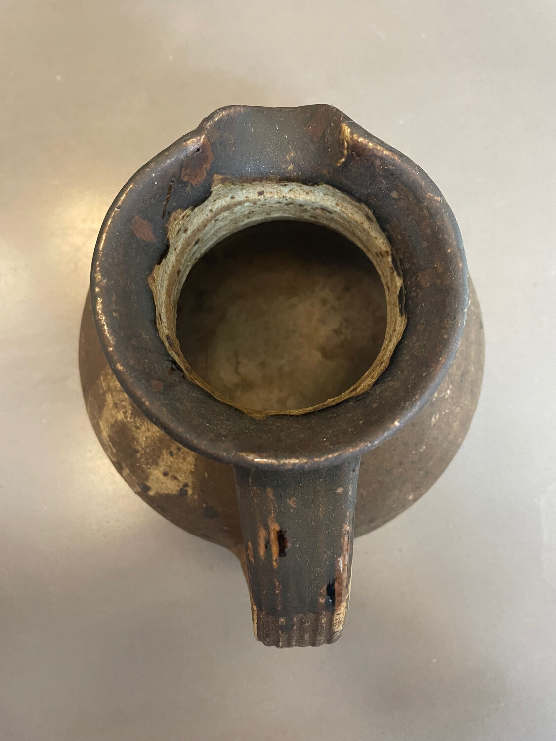 Pierre Digan La Borne stoneware pitcher carafe