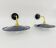 Enamelled sheet metal wall lights
