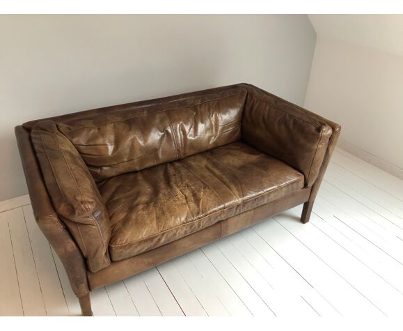 Brown Leather Sofa Selency Brown Leather Sofa Selency, Small Brown Leather Sofa Bed