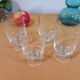 4 verres à pieds en cristal