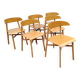6 vintage Baumann chairs from the 80s