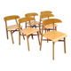6 chaises Baumann vintage 80