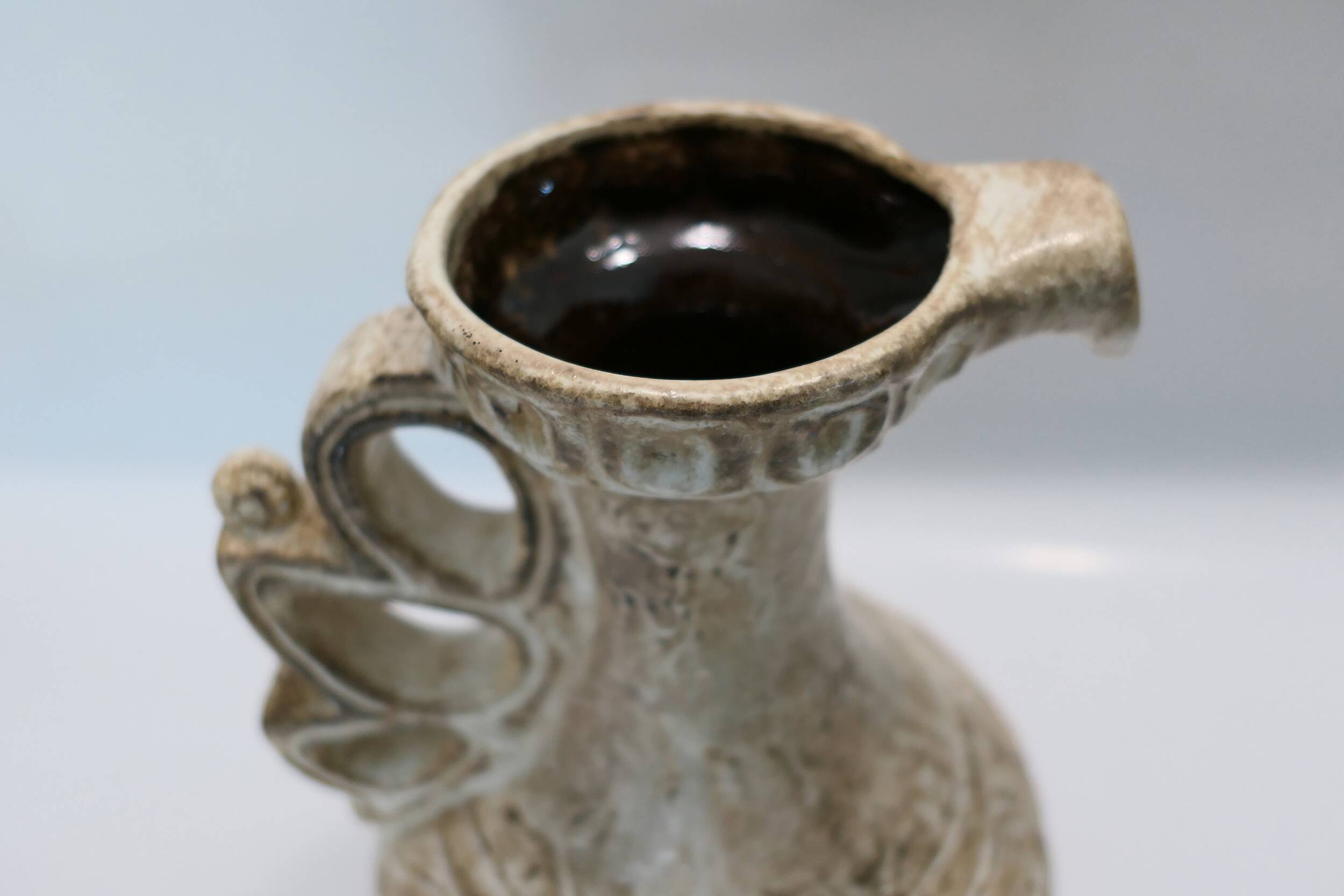 brutalist modernist vase pitcher 1960 Dumler & Breiden