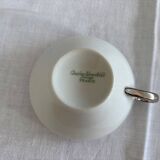 Limoges porcelain tea service Charles Ahrenfeldt silver trim Beautiful É