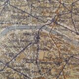 Plan of the Paris metro in 1920