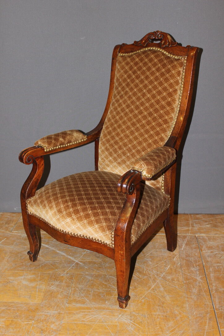 Napoleon III period children's armchair late nineteenth