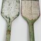 Ancien lot de trois rames en bois vintage