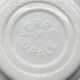 Pot / bocal verre opale blanc , vintage