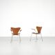 Model "3207" chair by Arne Jacobsen for Fritz Hansen, Denmark 1955.