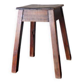 Wooden milking stool
