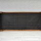 1950s, Danish 3-seater sofa, green furniture velour, oak wood.