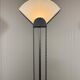 Italian steel tear plate and glass floor lamp 1980’s.