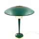 Lampe de table moderniste vert, France 1960s