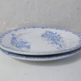 terre de fer 2 assiettes à hors-d'oeuvre