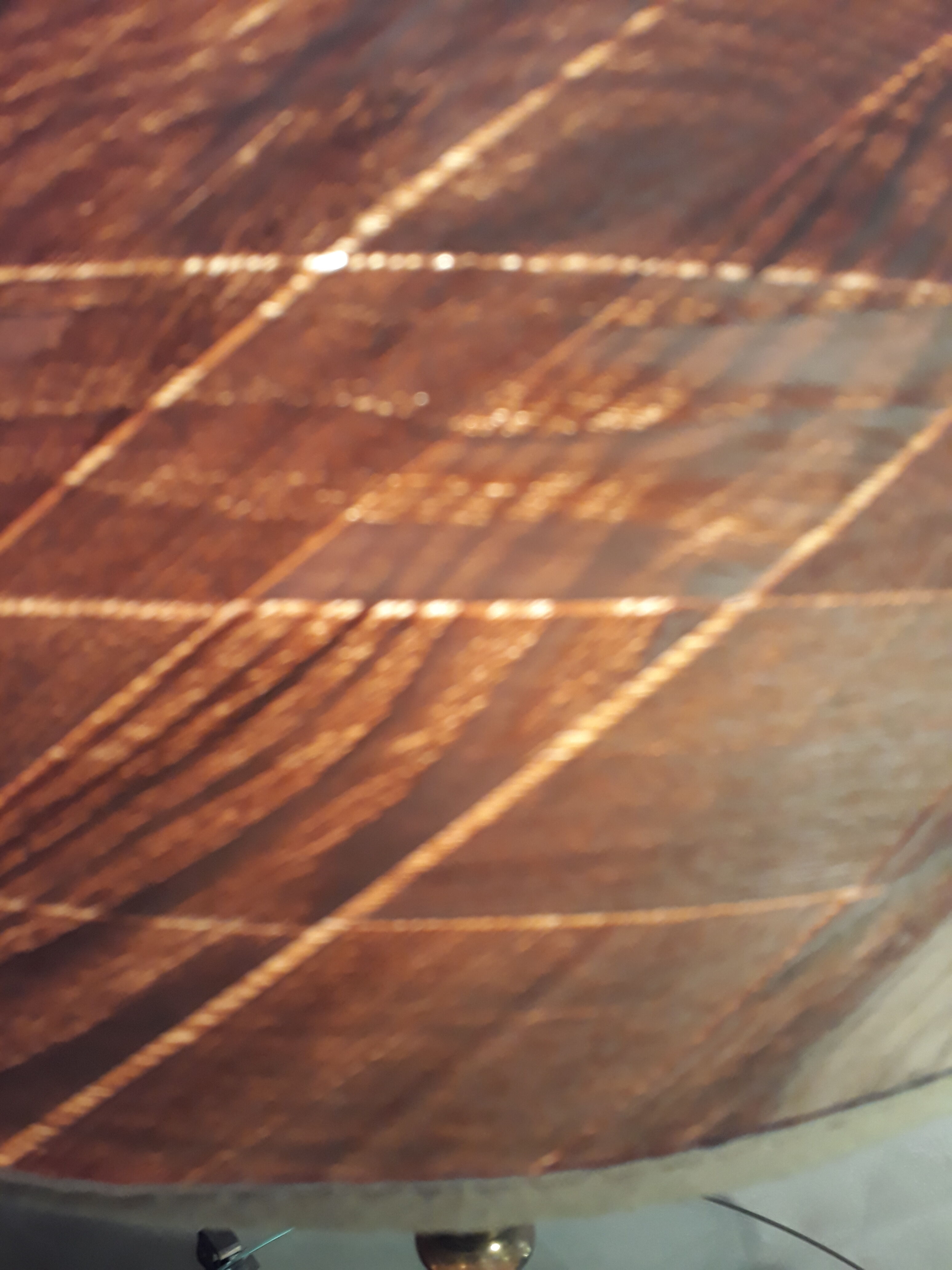 large brass lamp and wood 1970 very elegant 60x35cm