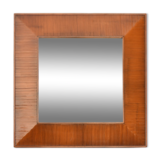 Miroir carré en bois