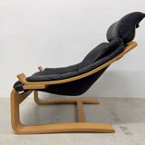Swedish Kroken Lounge Chairs & Ottoman by Åke Fribyter for Nelo, 1970s