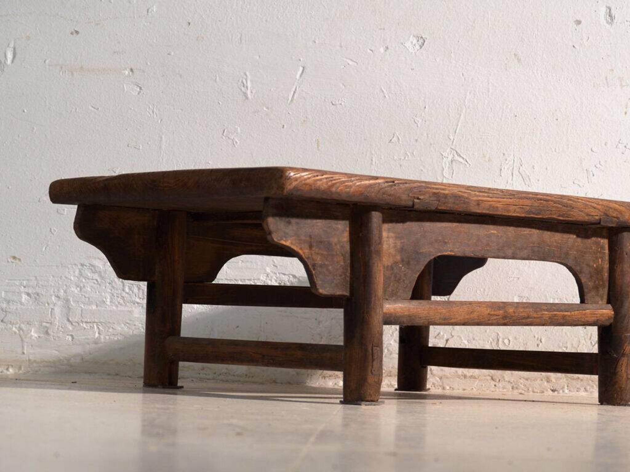 Antique elm wood coffee table – China, circa 1900