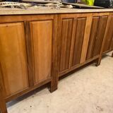 Louis XV low sideboard marble top